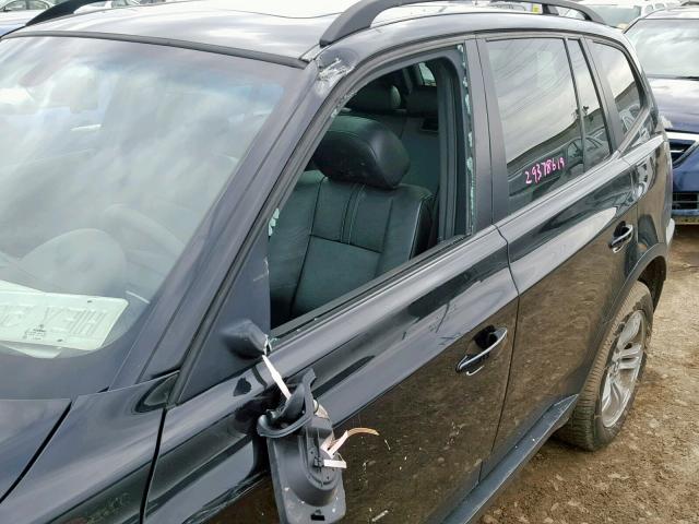 WBXPA93445WD02304 - 2005 BMW X3 3.0I BLACK photo 9