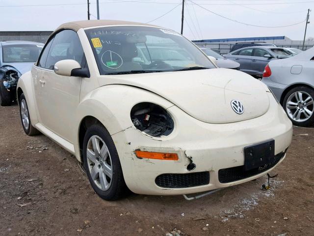 3VWRG31Y86M333929 - 2006 VOLKSWAGEN NEW BEETLE CREAM photo 1