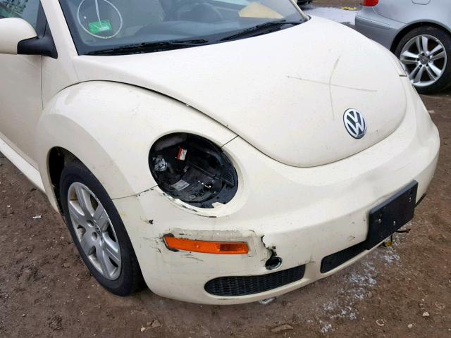 3VWRG31Y86M333929 - 2006 VOLKSWAGEN NEW BEETLE CREAM photo 9