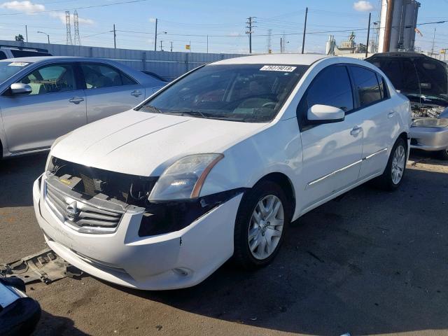 3N1AB6APXBL670368 - 2011 NISSAN SENTRA 2.0 WHITE photo 2