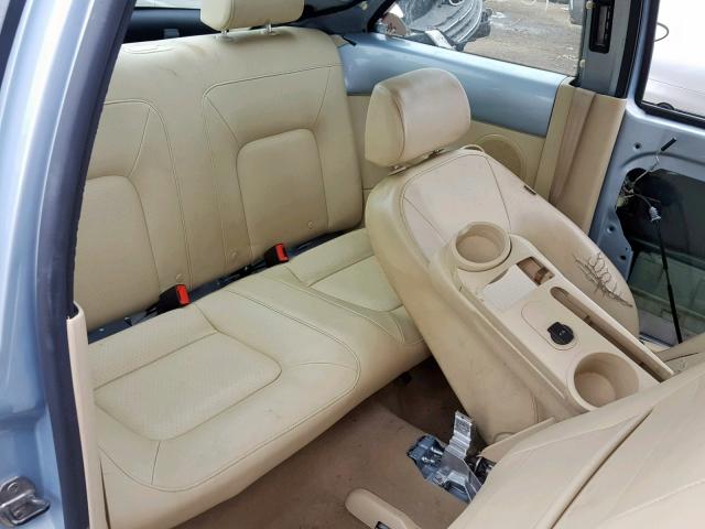 3VWRW3AG9AM021962 - 2010 VOLKSWAGEN NEW BEETLE ლურჯი ფოტო 6