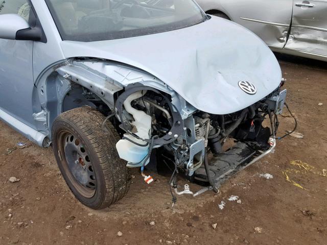 3VWRW3AG9AM021962 - 2010 VOLKSWAGEN NEW BEETLE ლურჯი ფოტო 9