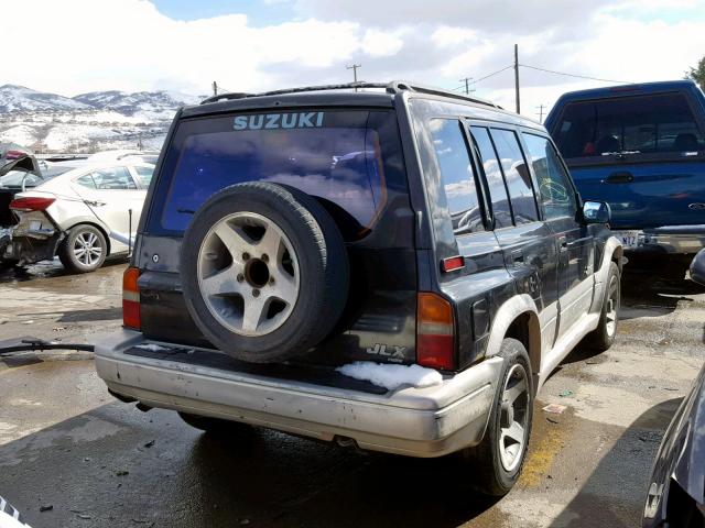 JS3TD21V1T4105541 - 1996 SUZUKI SIDEKICK S BLACK photo 4