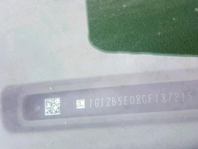 1G1ZB5E08CF187215 - 2012 CHEVROLET MALIBU LS WHITE photo 10