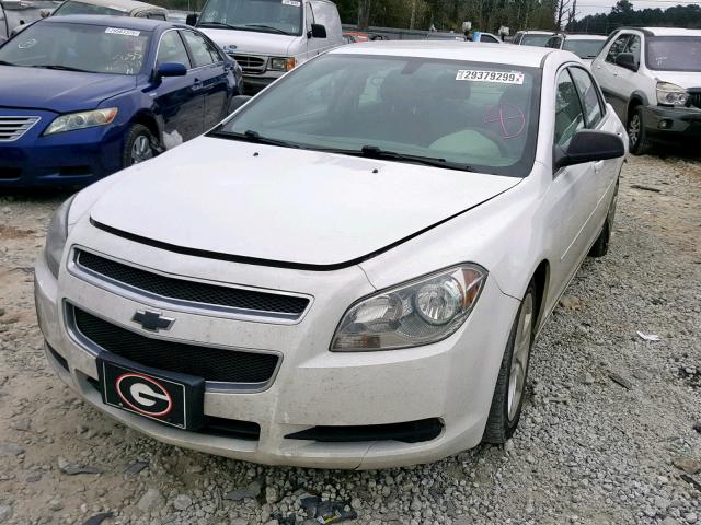 1G1ZB5E08CF187215 - 2012 CHEVROLET MALIBU LS WHITE photo 2