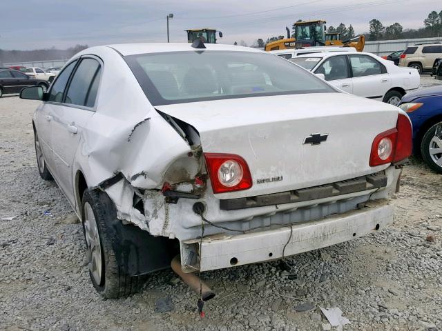 1G1ZB5E08CF187215 - 2012 CHEVROLET MALIBU LS WHITE photo 3