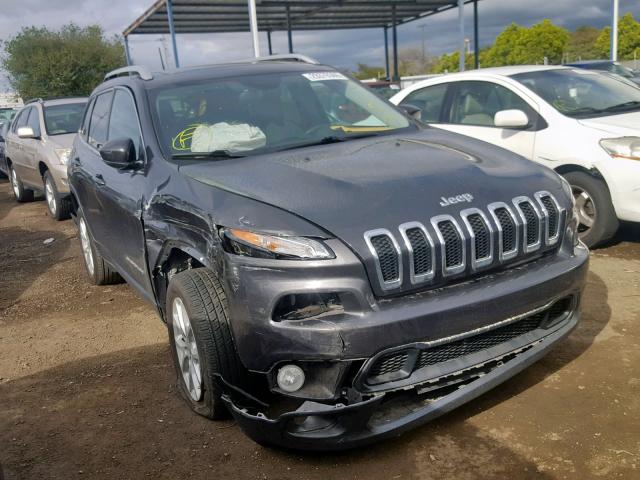 1C4PJLCB2GW336265 - 2016 JEEP CHEROKEE L GRAY photo 1