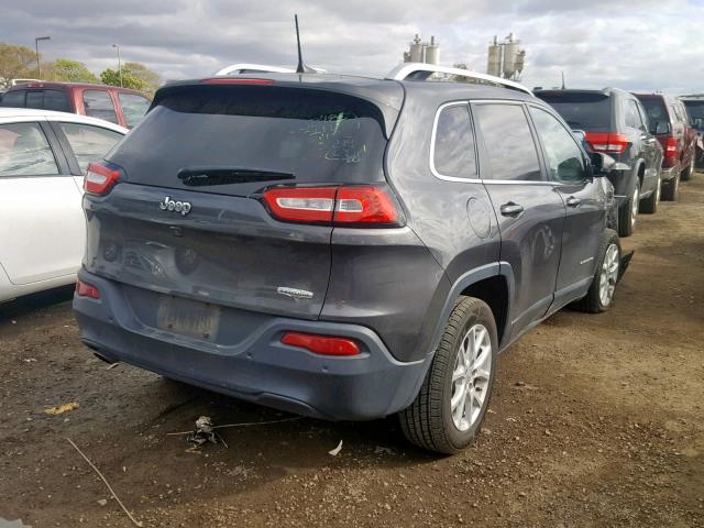 1C4PJLCB2GW336265 - 2016 JEEP CHEROKEE L GRAY photo 4