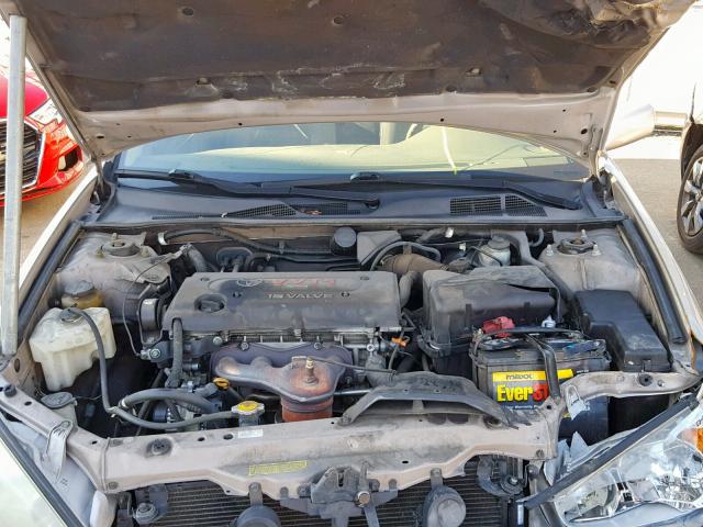 4T1BE32K74U924164 - 2004 TOYOTA CAMRY LE GOLD photo 7