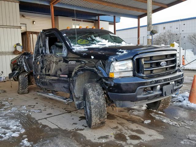 1FTSX31P94ED68364 - 2004 FORD F350 SRW S BLACK photo 1