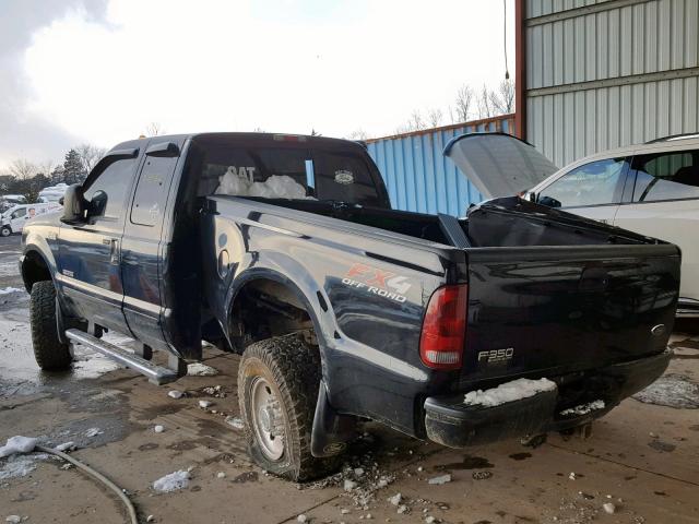 1FTSX31P94ED68364 - 2004 FORD F350 SRW S BLACK photo 3