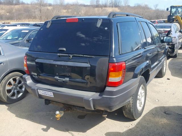 1J4GW48S84C202240 - 2004 JEEP GRAND CHER BLACK photo 4