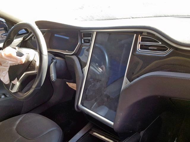 5YJSA1H29FF080961 - 2015 TESLA MODEL S 85 SILVER photo 8