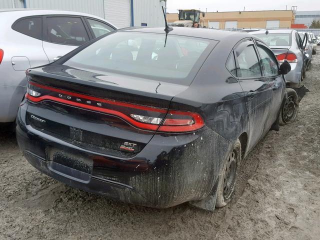 1C3CDFBB5ED834983 - 2014 DODGE DART SXT BLACK photo 4