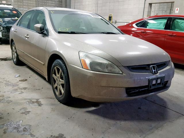 1HGCM66503A029425 - 2003 HONDA ACCORD EX TAN photo 1