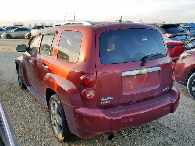 3GNCA53V29S541269 - 2009 CHEVROLET HHR LT RED photo 3