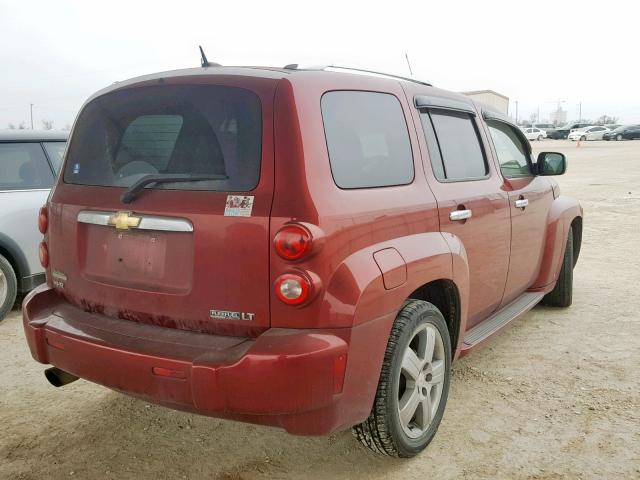 3GNCA53V29S541269 - 2009 CHEVROLET HHR LT RED photo 4