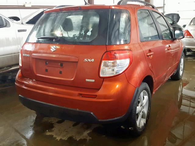 JS2YB413296205204 - 2009 SUZUKI SX4 TECHNO ORANGE photo 4