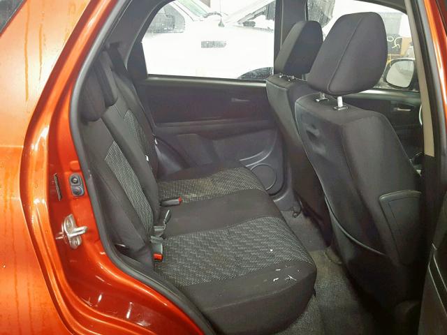 JS2YB413296205204 - 2009 SUZUKI SX4 TECHNO ORANGE photo 6