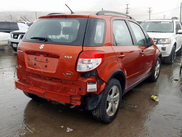 JS2YB5A32C6302366 - 2012 SUZUKI SX4 ORANGE photo 4