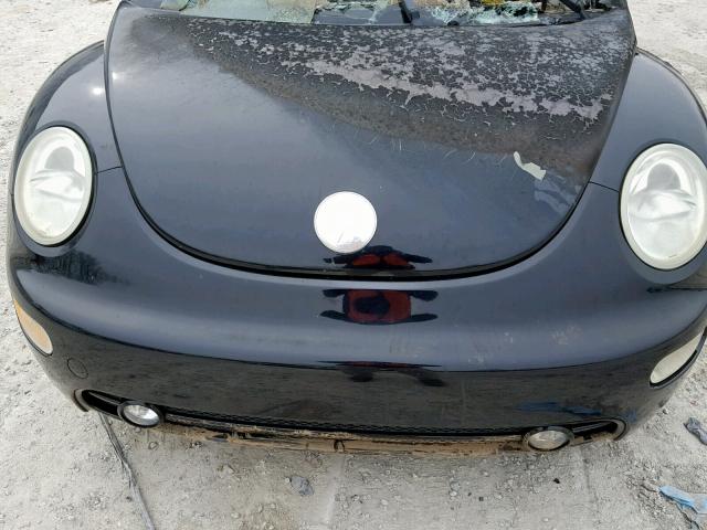 3VWCK21C12M434291 - 2002 VOLKSWAGEN NEW BEETLE Schwarz Foto 7