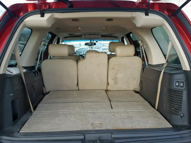 5LMFU27585LJ07839 - 2005 LINCOLN NAVIGATOR Қызыл фото 9