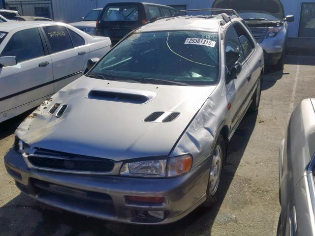 1F1GF4858XG806933 - 1999 SUBARU IMPREZA OU SILVER photo 2