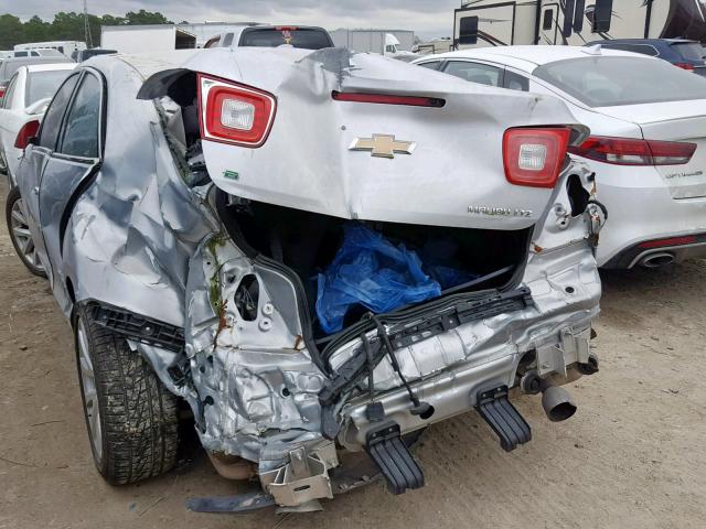 1G11E5SA7GF131760 - 2016 CHEVROLET MALIBU 银色 照片 9