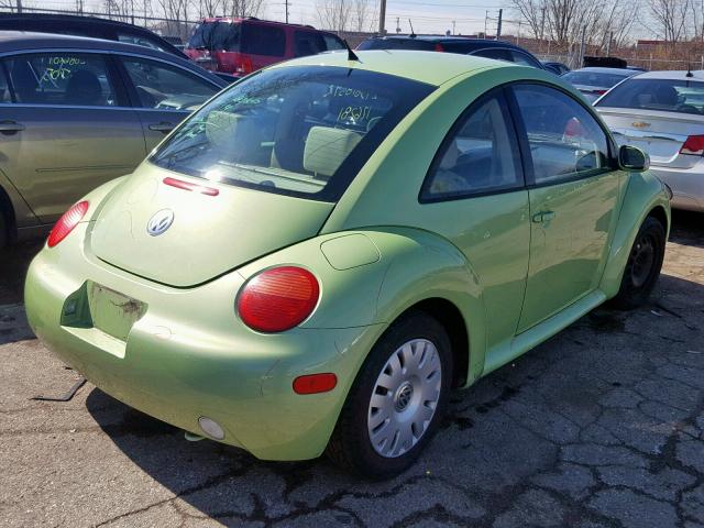 3VWBK31C45M413439 - 2005 VOLKSWAGEN NEW BEETLE Yaşıl foto 4