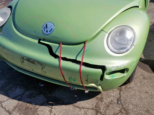 3VWBK31C45M413439 - 2005 VOLKSWAGEN NEW BEETLE Yaşıl foto 9