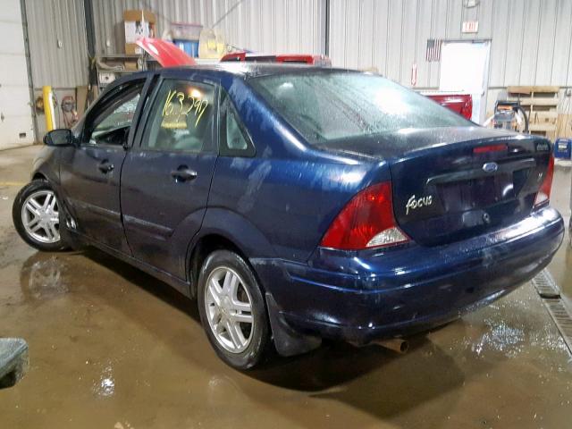 1FAFP34333W269628 - 2003 FORD FOCUS SE C BLUE photo 3