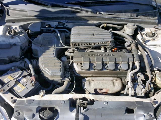 1HGEN26411L000636 - 2001 HONDA CIVIC GX WHITE photo 7