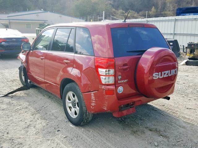 JS3TE042094100374 - 2009 SUZUKI GRAND VITA RED photo 3