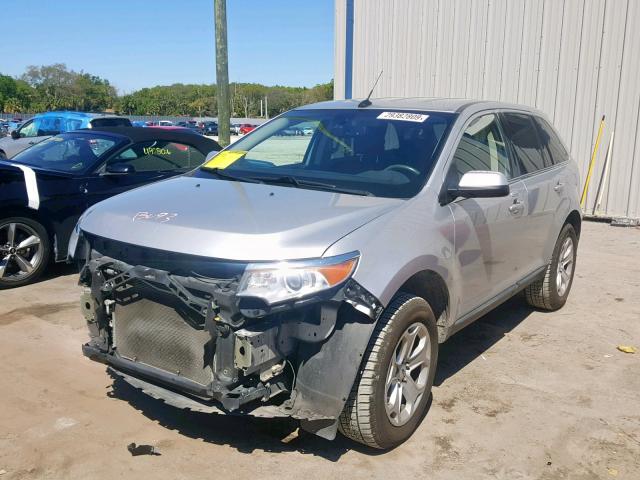 2FMDK3KC1BBA99333 - 2011 FORD EDGE LIMIT SILVER photo 2