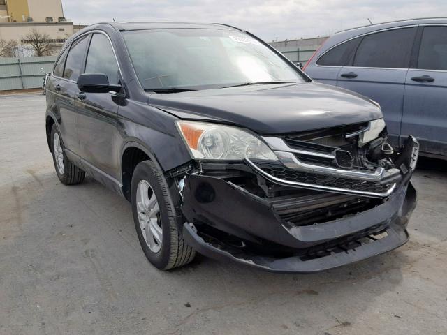 5J6RE3H74AL005420 - 2010 HONDA CR-V EXL BLACK photo 1