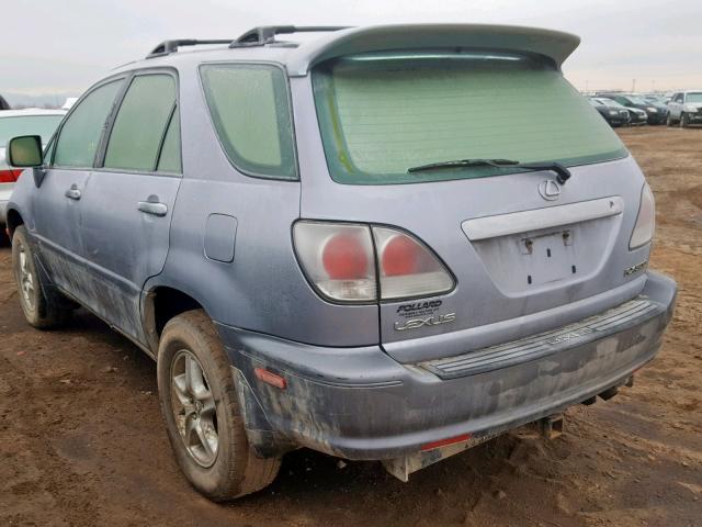 JTJHF10U720269154 - 2002 LEXUS RX 300 SILVER photo 3