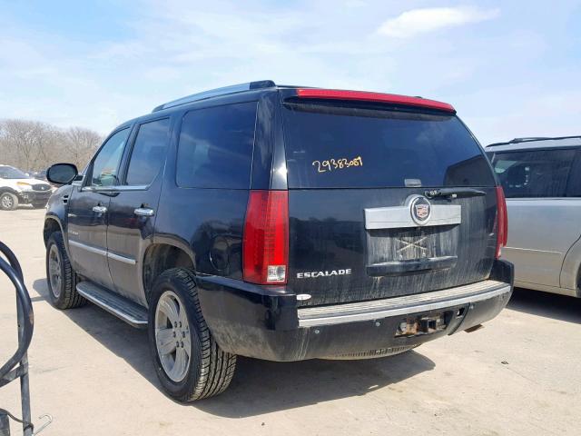 1GYFK63887R224299 - 2007 CADILLAC ESCALADE L BLACK photo 3