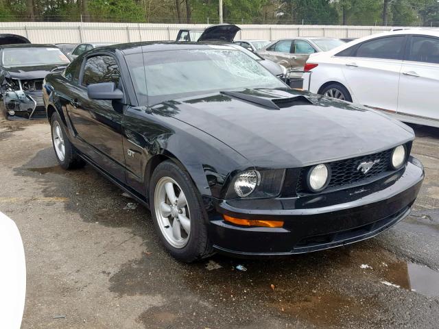 1ZVHT82H885195451 - 2008 FORD MUSTANG GT BLACK photo 1