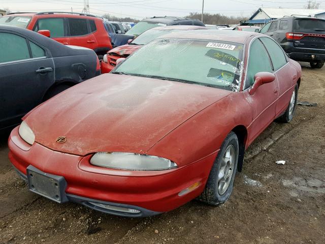 1G3GR62C3W4122755 - 1998 OLDSMOBILE AURORA RED photo 2