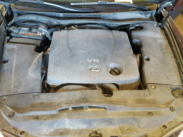 JTHBK262365015738 - 2006 LEXUS IS 250 BLACK photo 7