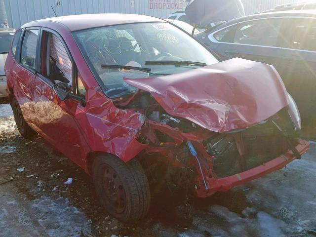 JHMGD38468S000210 - 2008 HONDA FIT RED photo 1