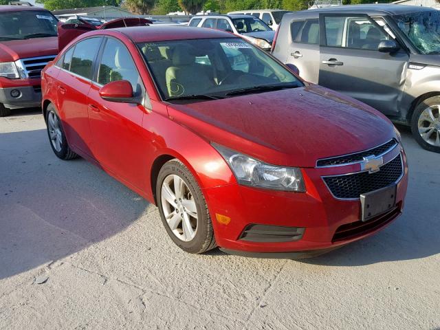 1G1P75SZ6E7167635 - 2014 CHEVROLET CRUZE RED photo 1