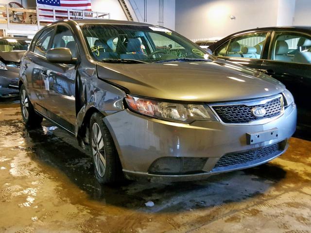 KNAFU5A26D5687972 - 2013 KIA FORTE EX BLACK photo 1