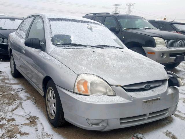 KNADC125146301920 - 2004 KIA RIO SILVER photo 1