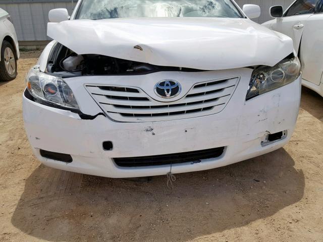 JTNBE46K493170962 - 2009 TOYOTA CAMRY BASE თეთრი ფოტო 9