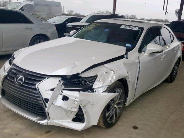 JTHBA1D29K5086260 - 2019 LEXUS IS 300 WHITE photo 2