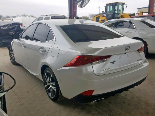 JTHBA1D29K5086260 - 2019 LEXUS IS 300 WHITE photo 3