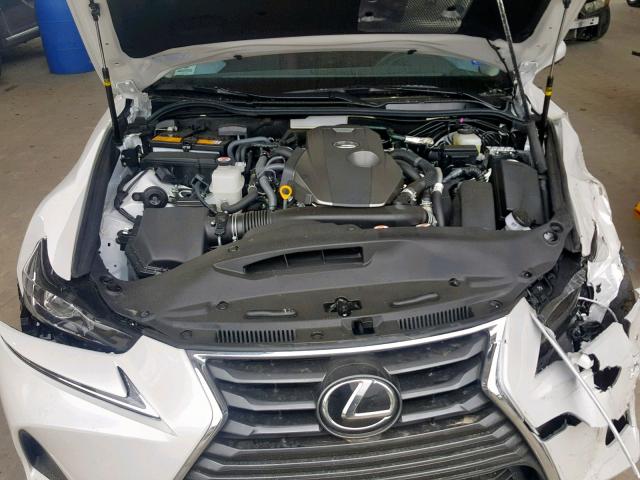 JTHBA1D29K5086260 - 2019 LEXUS IS 300 WHITE photo 7