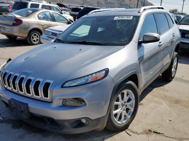 1C4PJMCS1EW315703 - 2014 JEEP CHEROKEE L SILVER photo 1