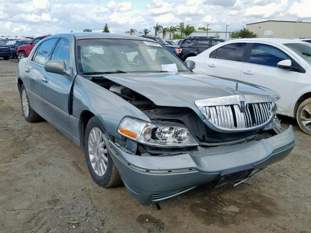 1LNHM81W54Y667609 - 2004 LINCOLN TOWN CAR E GREEN photo 1